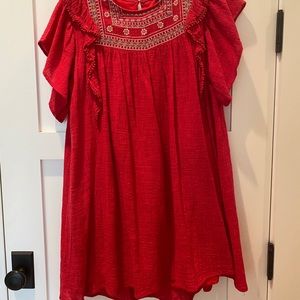 Umgee Red lined dress